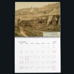 Custom Christian Bible Vintage Photo Church Family Calendar<br><div class="desc">Vintage Color Photo Holy Land Bible Scenes with New Testament Scripture Step back in time each month with this beautifully designed family calendar featuring rare vintage photographs of the Holy Land, captured in the 1800s. Each month showcases a different historic scene—ancient streets, sacred landmarks, and everyday life—restored with care to...</div>