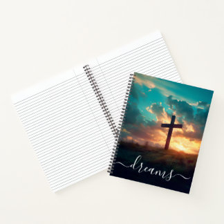 Custom Christian Cross Dream Journal