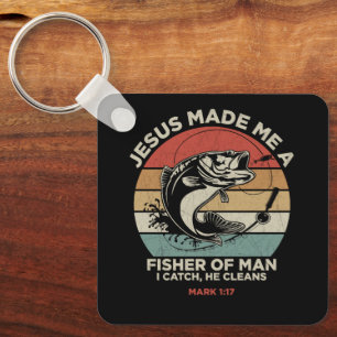 Custom Christian Fisher of Men Keychain