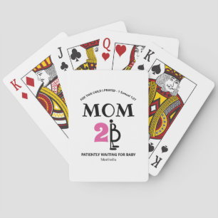 Custom Christian Mom To Be Playing Cards