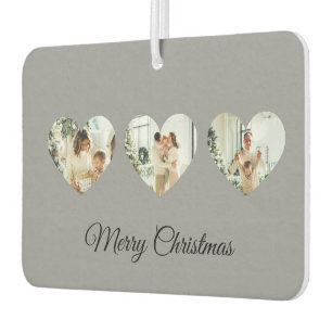 Custom Christmas Air Freshener Family Photos