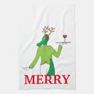 Custom Christmas Bar Towels