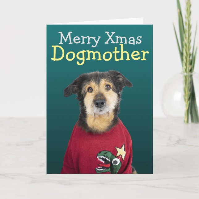 Custom Christmas card from your dog (Front)