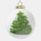 Custom Christmas Ceramic Ball Ornament
