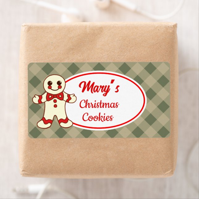 Custom Christmas Cookies Labels (Insitu)