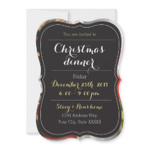 Custom Christmas Dinner Invite