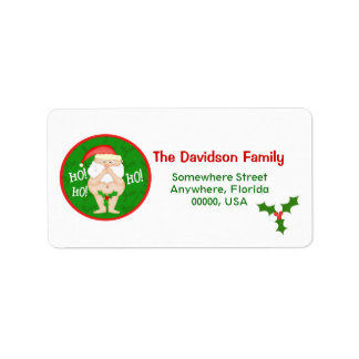 Custom Christmas Funny Return Address Labels