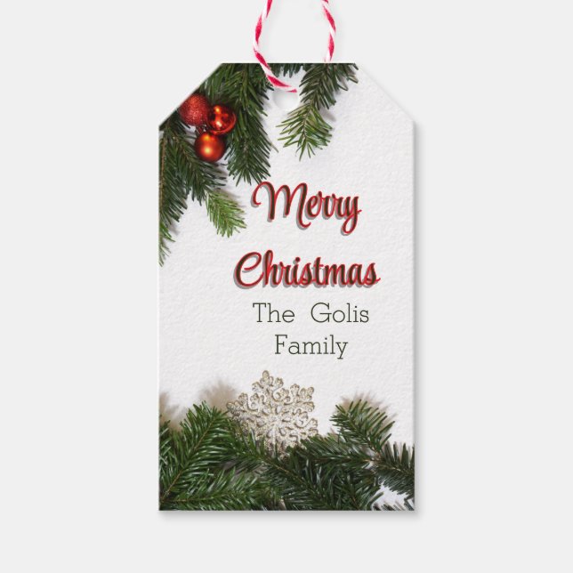 Custom Christmas Gift Tag (Front)