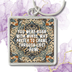 Custom Christmas Gifts for Daughter Persian Tile Keychain