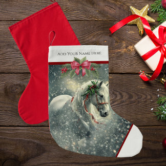 Custom Christmas Horse Stocking for Horse Lover