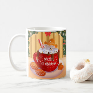 Custom Christmas Hot Chocolate Holiday Coffee Mug