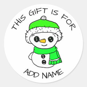 Custom Christmas Labels for Gifts