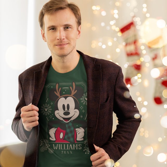 Custom Christmas Mickey Mouse T-Shirt (Creator Uploaded)