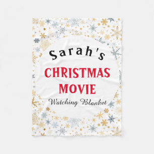 Custom Christmas Movie Watching Blanket