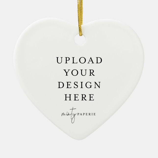 Custom Christmas Ornament - Upload your Photo (Front)
