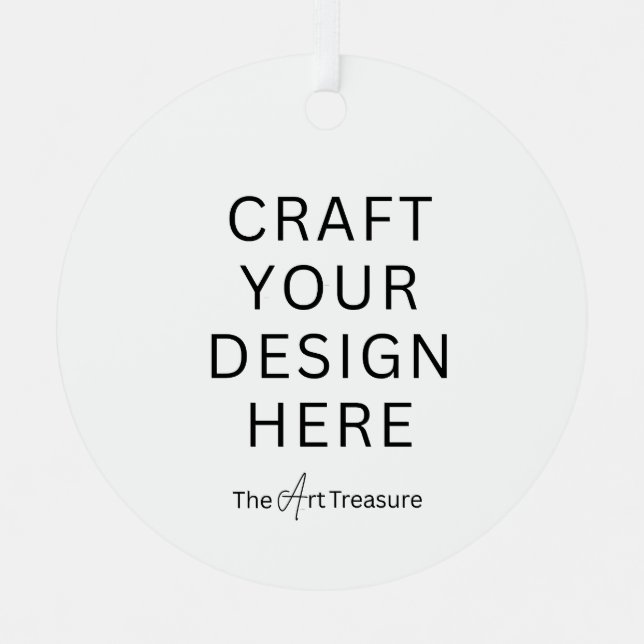 Custom Christmas Ornament - Upload your Photo (Front)