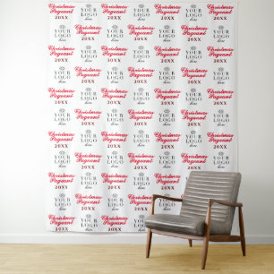 Custom Christmas Pageant Step and Repeat Backdrop Tapestry