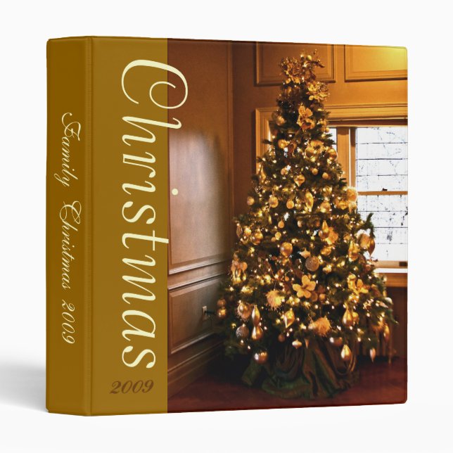 Custom Christmas  Photo Binder (Front/Spine)