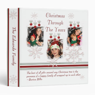 Custom Christmas Photo Binder - Medium Size
