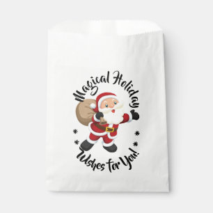 Custom Christmas Santa Claus Party Favour Bags