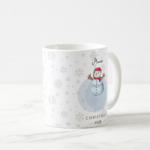Custom Christmas Snowman Cup