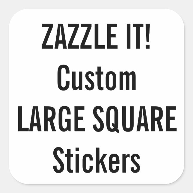 Custom Christmas SQUARE Stickers Blank Template (Front)