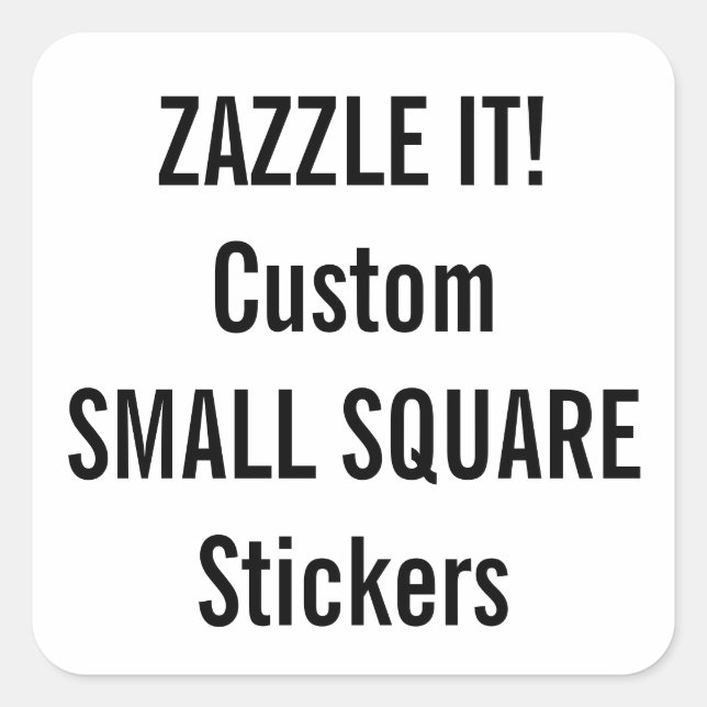 Custom Christmas SQUARE Stickers Blank Template (Front)