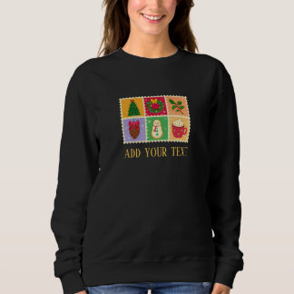Custom Christmas Stamps Sweatshirt