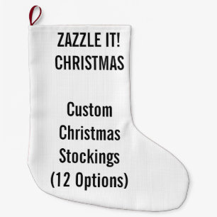 Custom Christmas Stocking LARGE 1-sided Print