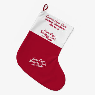 Custom Christmas Stocking - Personalized Photo Nam