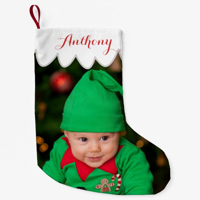 Custom Christmas Stockings With Your Photo (Front)