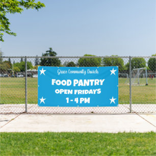 Custom Church Food Pantry Banner