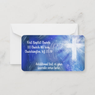 Custom Church Return Label Card