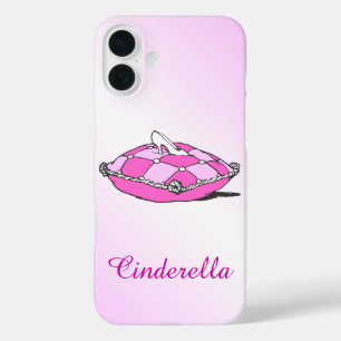 Custom Cinderella Slipper on Pink iPhone Case