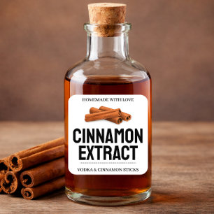 Custom Cinnamon Extract label CN101sq