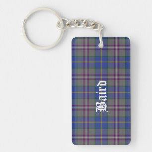 Custom Clan Baird Tartan Plaid Key Chain