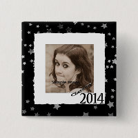 Custom Class of 2014 Graduation Photo Frame Stars