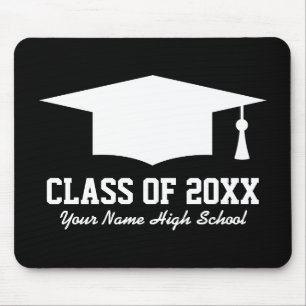 Custom class of 2024 graduation party favour mouse pad