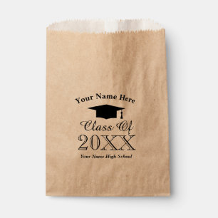 Custom class of high school graduation party favour bag