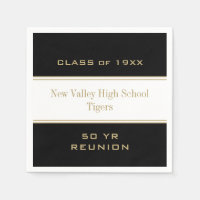 Custom Class Reunion partytime Paper Napkin