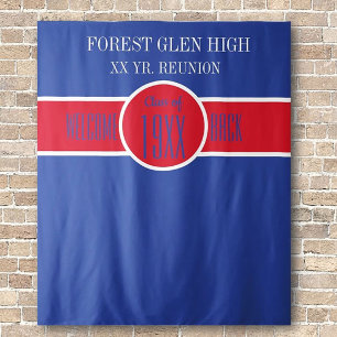 CUSTOM!! Class Reunion Photo backdrop Tapestry