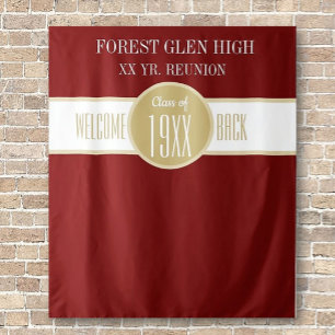 CUSTOM!! Class Reunion Photo backdrop Tapestry