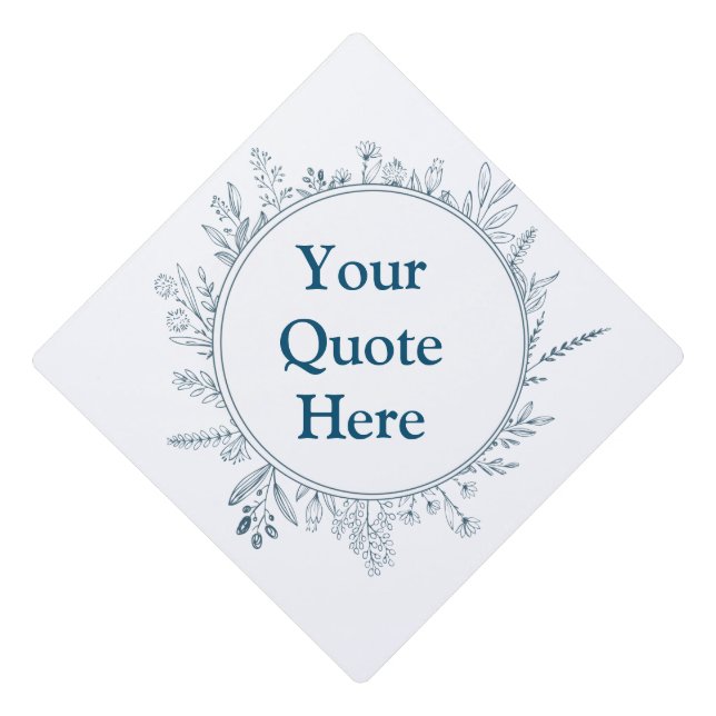 Custom Class Year Graduation Graduation Cap Topper (Front)