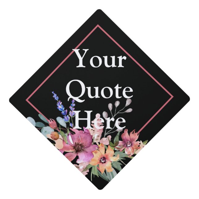 Custom Class Year Graduation Graduation Cap Topper (Front)