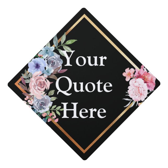 Custom Class Year Graduation Graduation Cap Topper (Front)