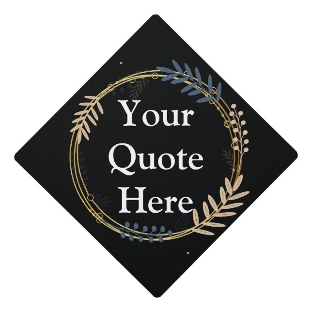 Custom Class Year Graduation Graduation Cap Topper (Front)