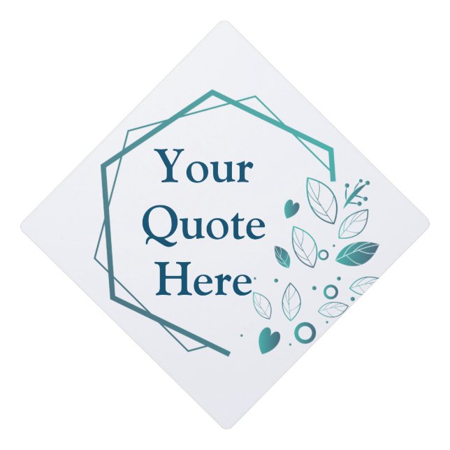 Custom Class Year Graduation Graduation Cap Topper (Front)