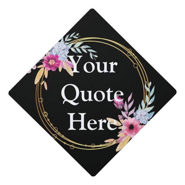 Custom Class Year Graduation Graduation Cap Topper (Front)