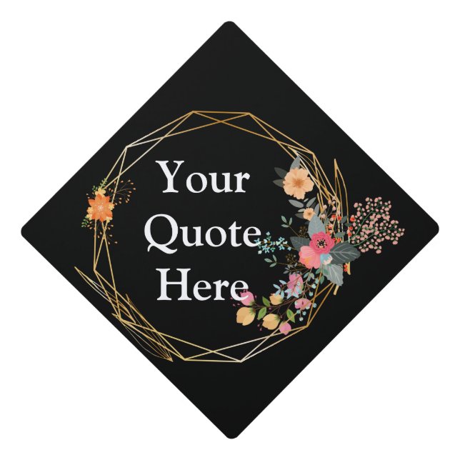 Custom Class Year Graduation Graduation Cap Topper (Front)