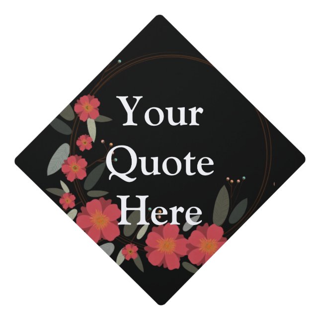 Custom Class Year Graduation Graduation Cap Topper (Front)